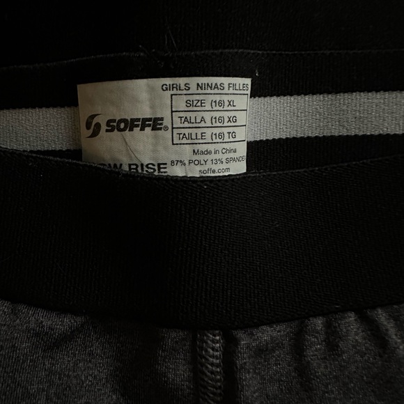6 pairs of Soffe low rise spandex shorts girls XL (fits like a woman’s small) - Picture 6 of 8